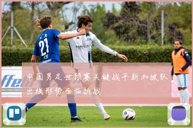 中国男足世预赛关键战平新加坡队出线形势面临挑战